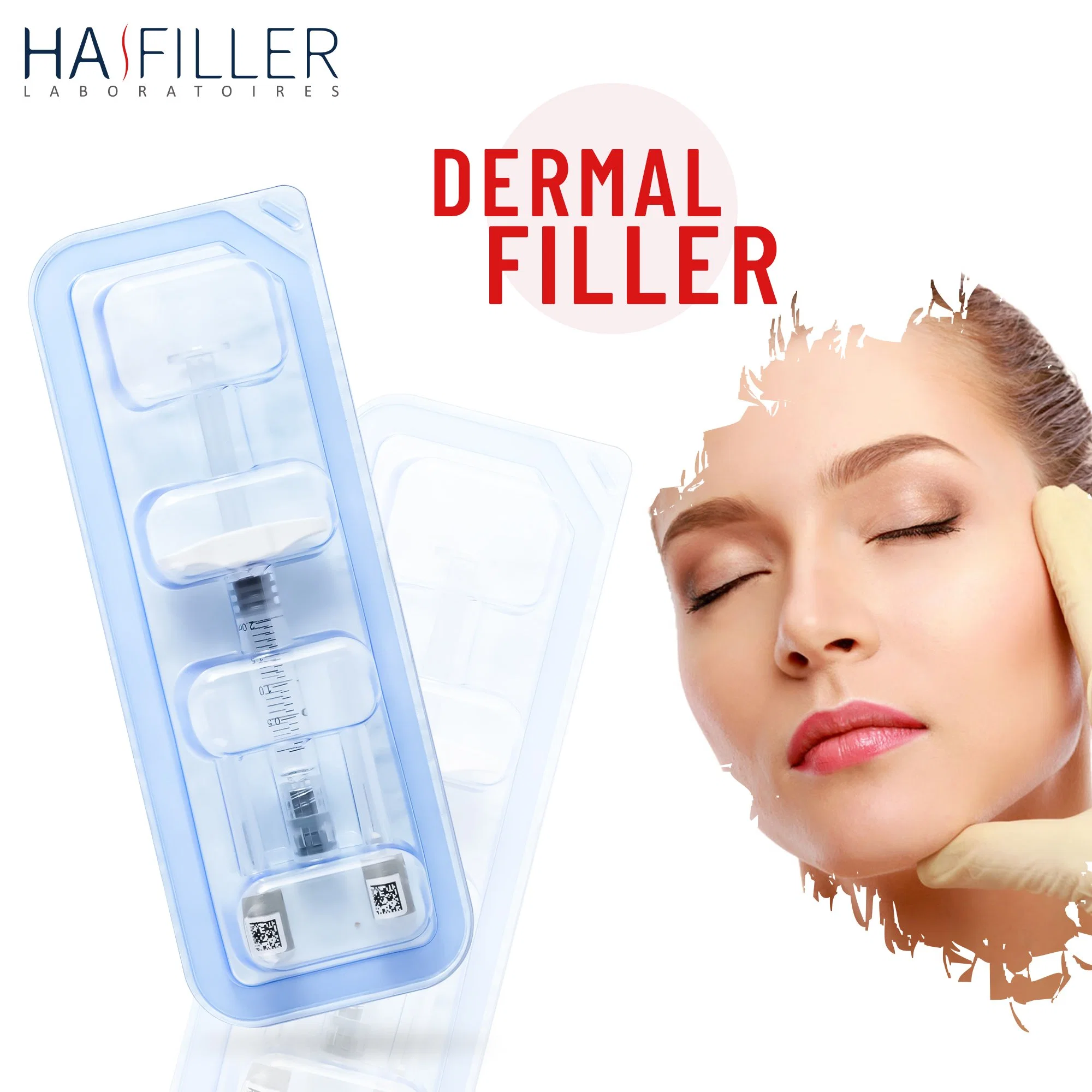 Long Acting Injection Cross-Linked Hyaluronic Acid Body Skin Filler Eye Wrinkles Nose Cheeks Dermis Injection