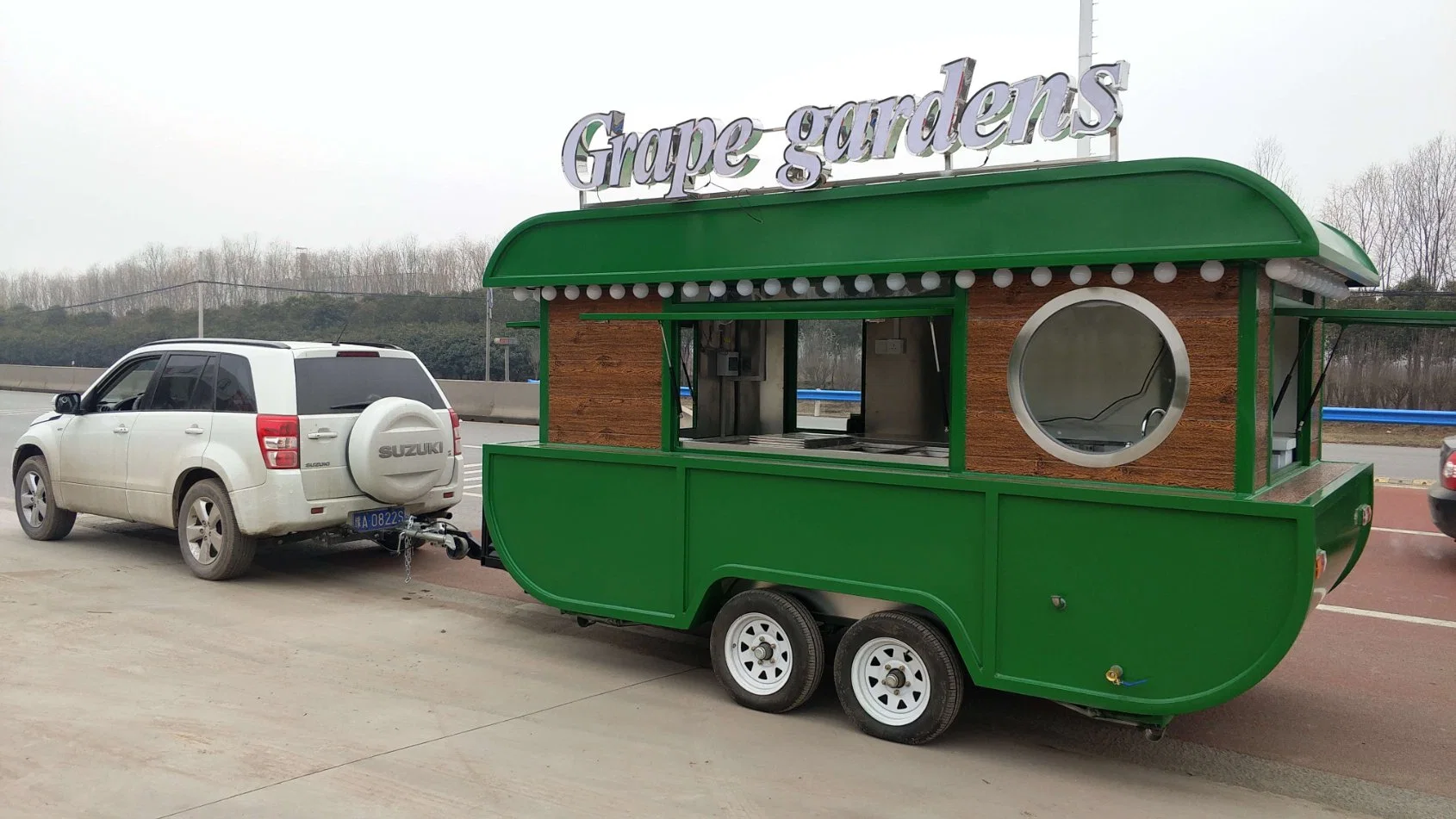 Top Selling Food Truck Mobile Restaurant Car Mini Caravan