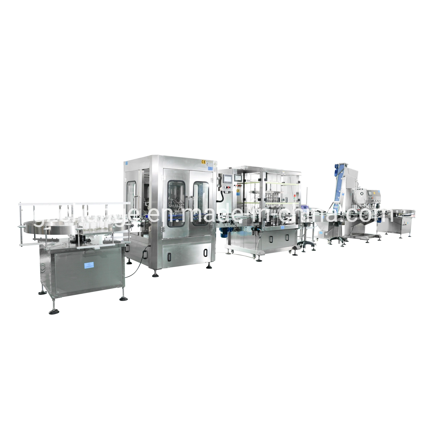 Top Grade GMP Stainless Steel Auto Piston Pump Liquid Paste Filling Machine