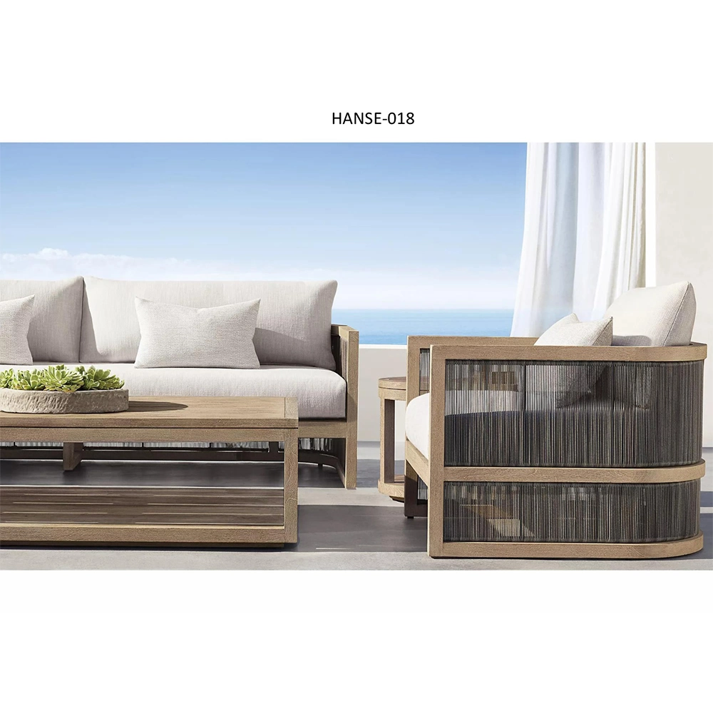 European Classic Luxury Sofá de madera tallada conjunto Madera tallada vida de madera Habitación Chesterfield - Sofá de tela barato