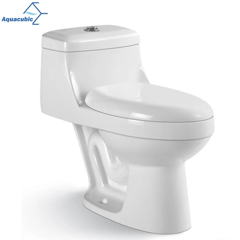 New Model Porcelain S Trap Closestool Home Bathroom Ceramic Wc One Piece Water Closet Toilet