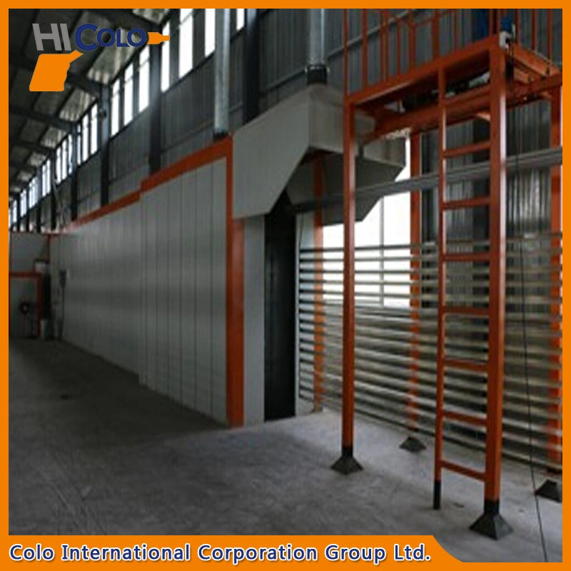 Horizontal Aluminum Profile Manual Powder Coating Line