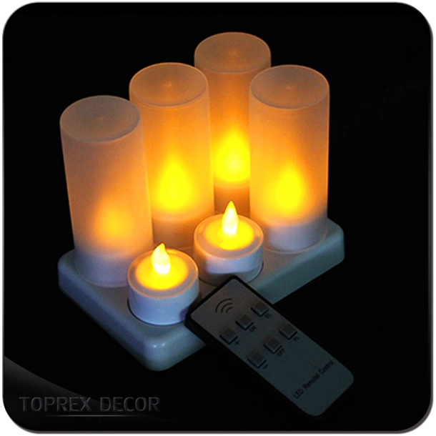 New Product Ideas 3.6V Mini LED Tea Lights Outdoor Christmas Candles with 6 Functions