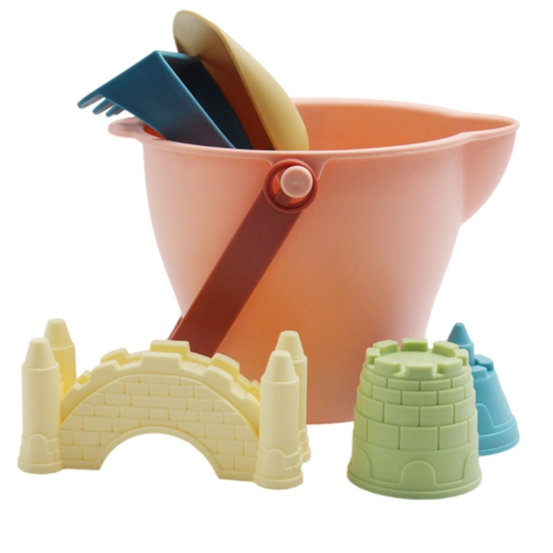 Children&prime; S Castle Beach Toy Bucket Sand Pool Play Sand Dredging Tools Play Water Set Plastic Shovel Set Wholesale/Supplier