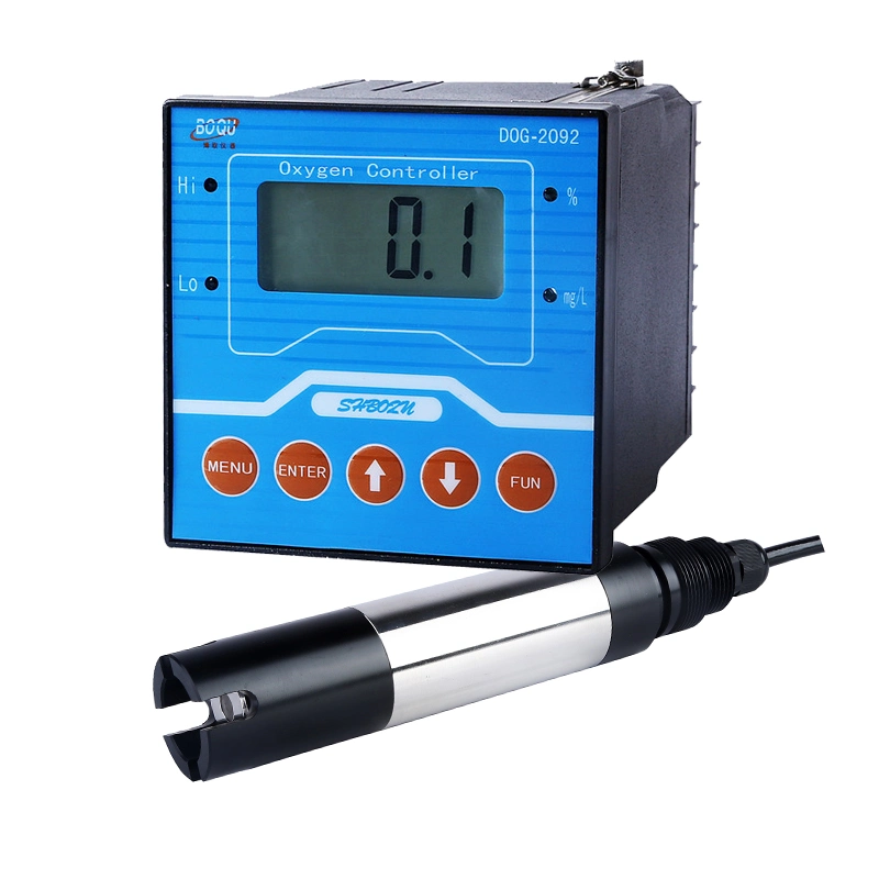 Boqu Dog-2092 Economic Model with 4-20mA Output and RS485 Modbus Auto Temperature Compensation Polarography Dissolved Oxygen Analyser