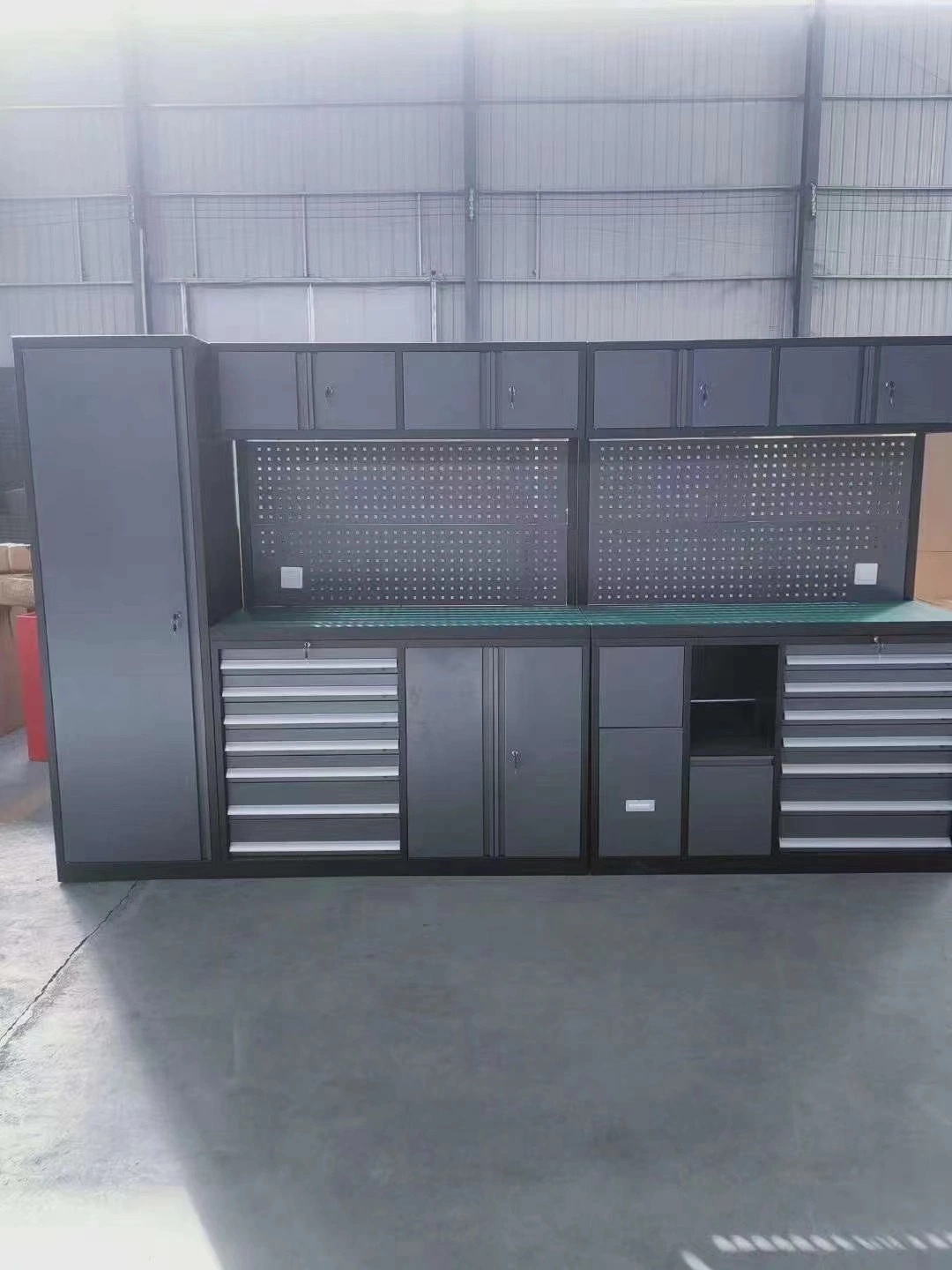Estação de armário de armazenamento de ferramentas/solução de armazenamento de garagem/armário de combinação
