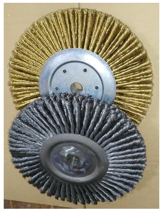 Knotted Circular Metal Wire Brush