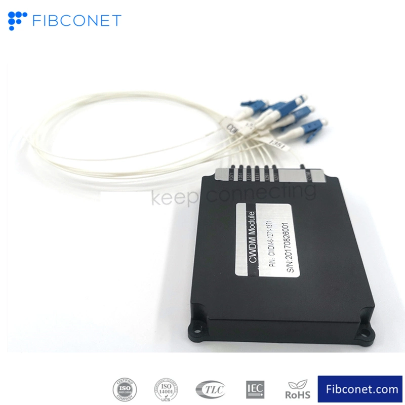 FTTH 40-CH 100GHz DWDM Mux/Demux Athermal AWG Module Aawg