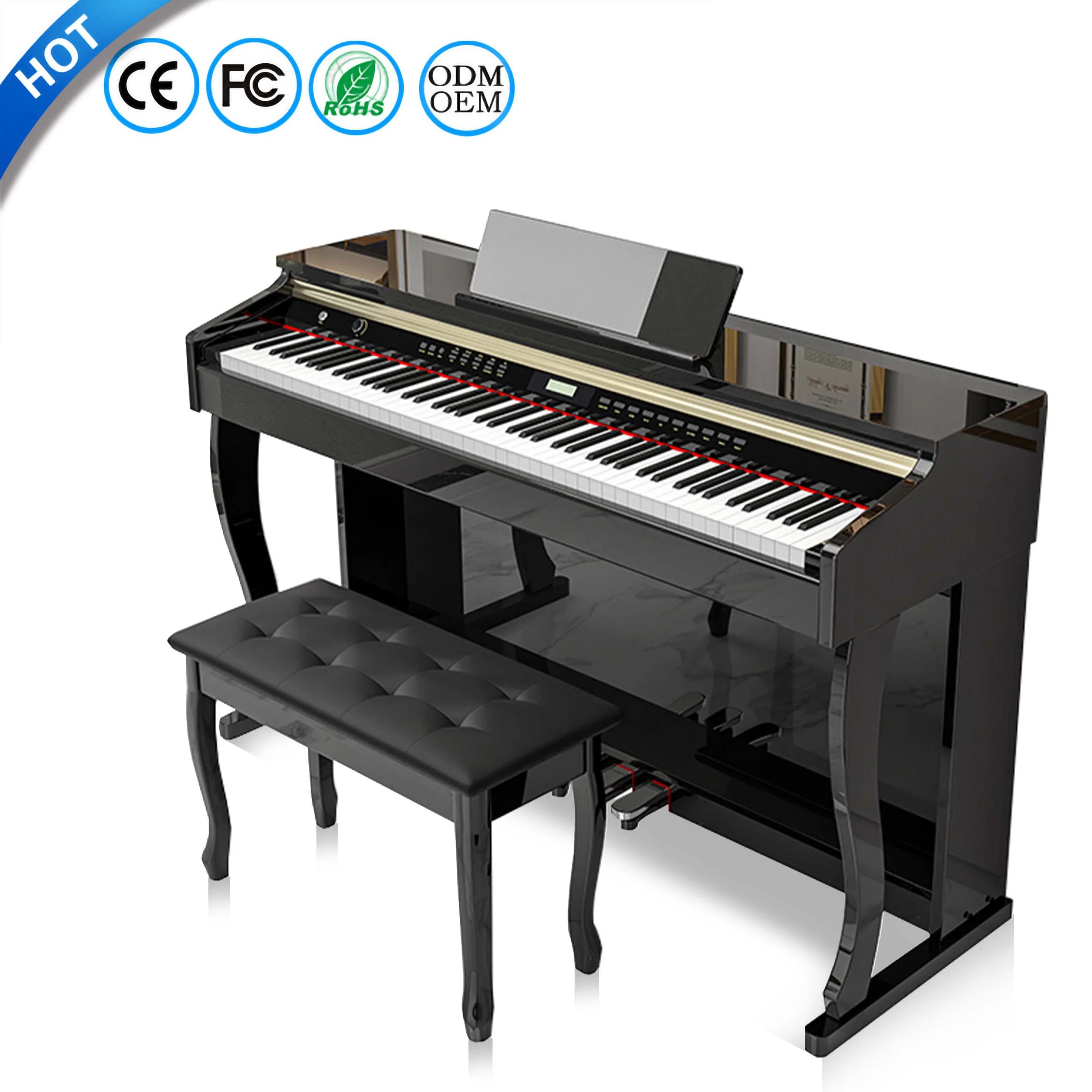 MIDI Pianos clavier numérique Piano Professional clavier électronique musique d'orgue Piano Studio