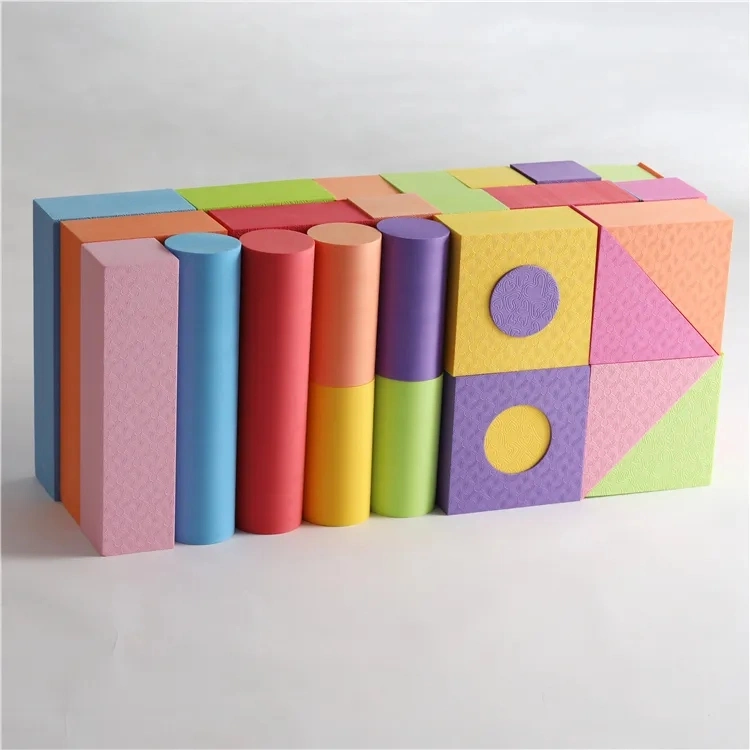 Eco-Friendly DIY Toy EVA Foam Creative Embossed Educational Building Blocks