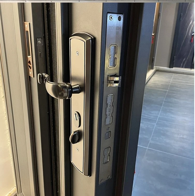 Stainless Steel Aluminum Alloy Fireproof Anti-Theft Door Pl13