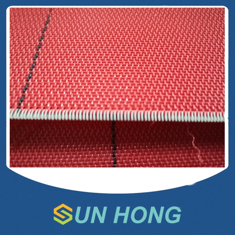 Red Polyester Flat Yarn Dryer Fabric for Paper Machine