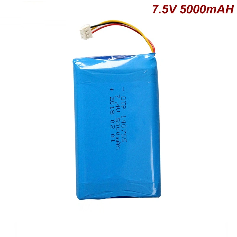 7,4V 5000mAh batería de polímero de ión litio