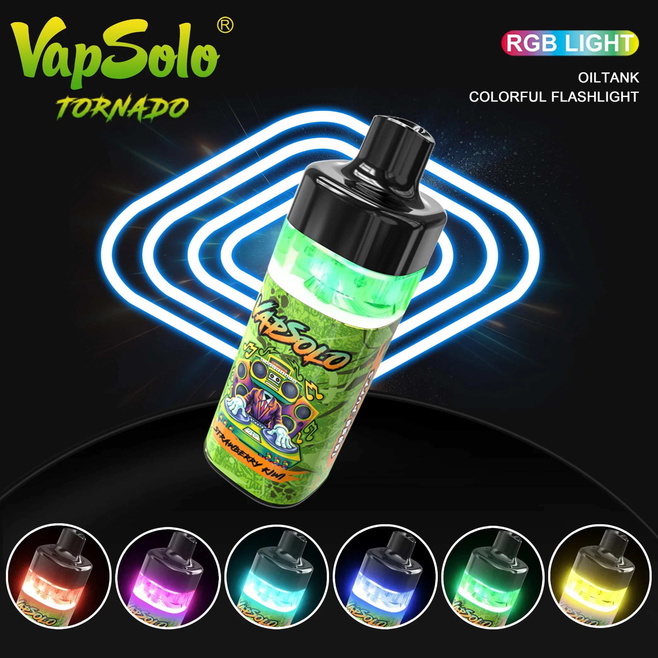 Vapsolo Tornado 10000 Puff Wholesale/Supplier Smoke Hookah Pen Vape Kits Price Mesh Coil 20ml E Cigarette Disposable/Chargeable Vape