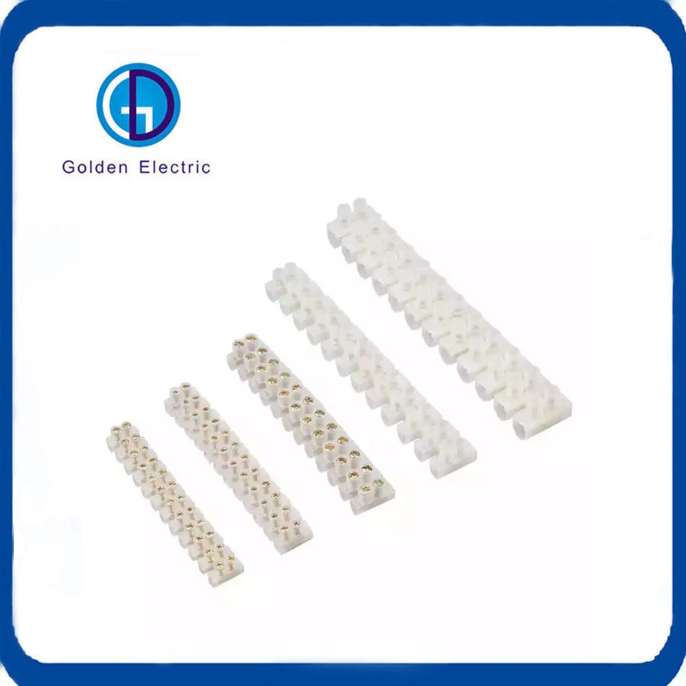 12way X3 Series U Type 10A Electrical Terminal Connector Strip 12p Terminal Block with PE Material