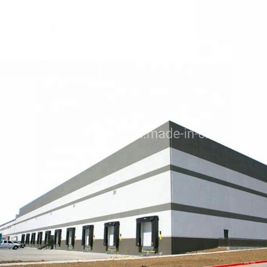 Prefabricated Warehouse Godown Building Construction Prefab Light Modular Metal Steel Structure