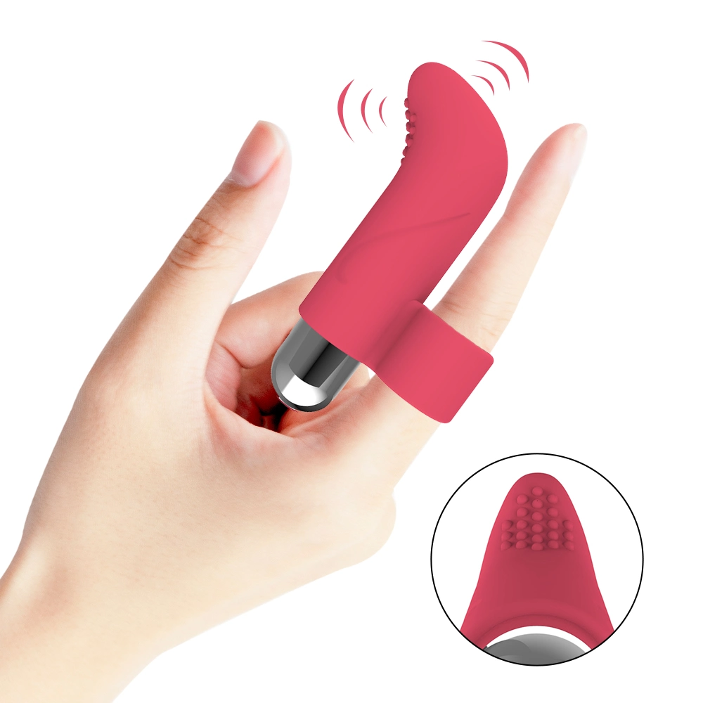 Flirting USB wiederaufladbare hochwertige Silikon Vibrator Finger Vibrator G-Punkt Vibration für Frauen