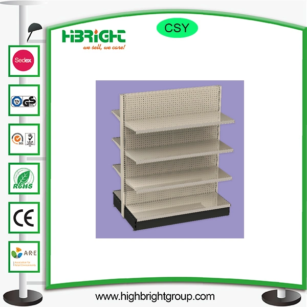 Book Store Gondola Shelving with Round Island End Shelf