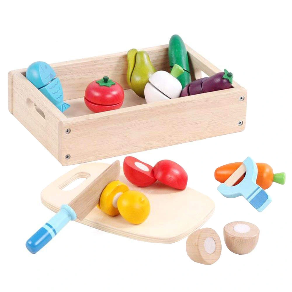 Pretender jugar Juguetes de madera cocina comida Cocina de madera Set de juguetes para niños