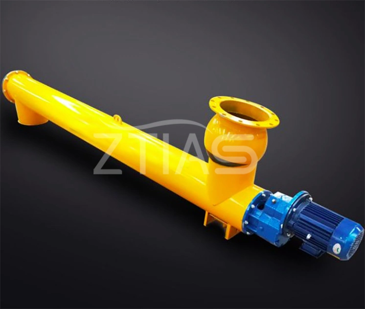 High Efficiency Screw Conveying Materials Such as Cement and Lime