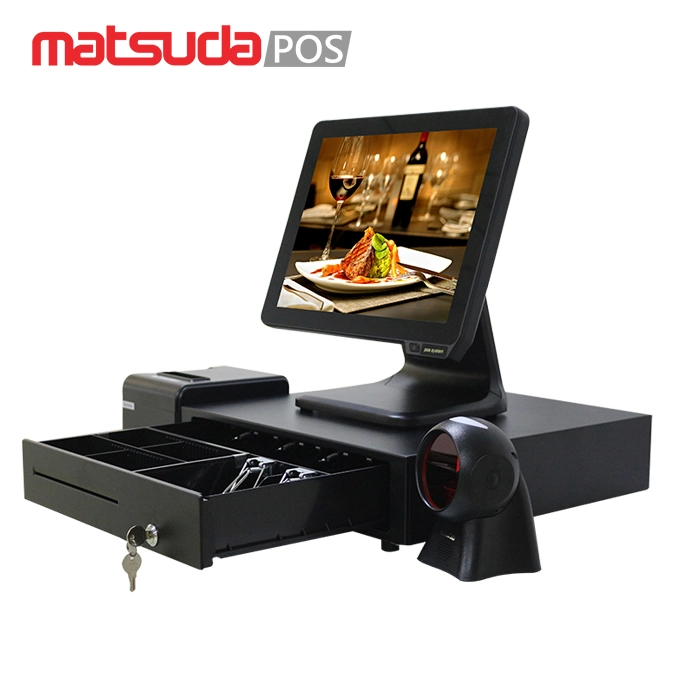 Retail Metal Touch Screen Point of Sale Restaurant Cash Register POS Terminal POS System Machine