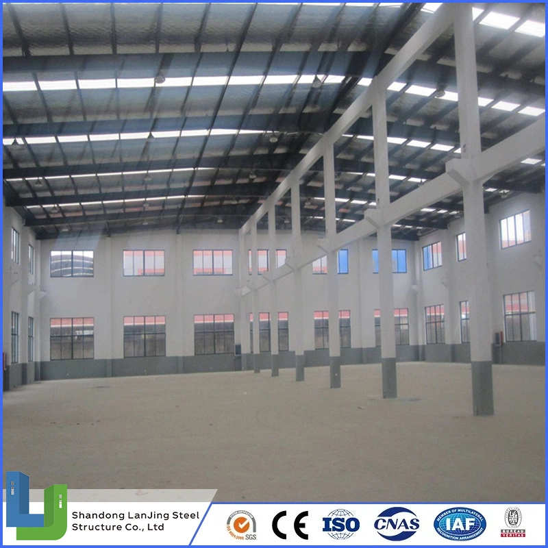 Prefab Light Steel Structure Prefabriacted Warehouse Workshop Building with CE Approved Certification