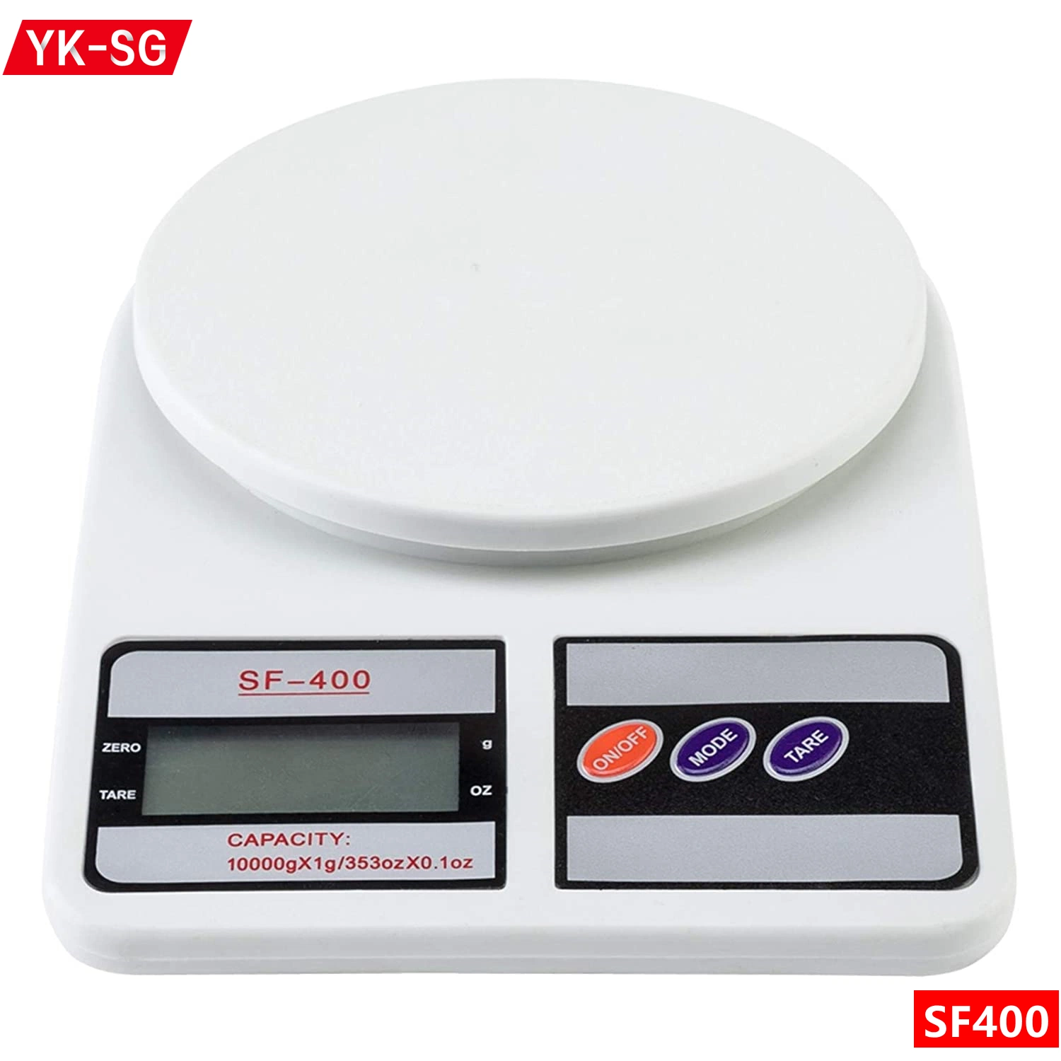 ABS Plastic Kitchen Weight Scale 10kg 1kg 3kg Digital Kitchen Scale