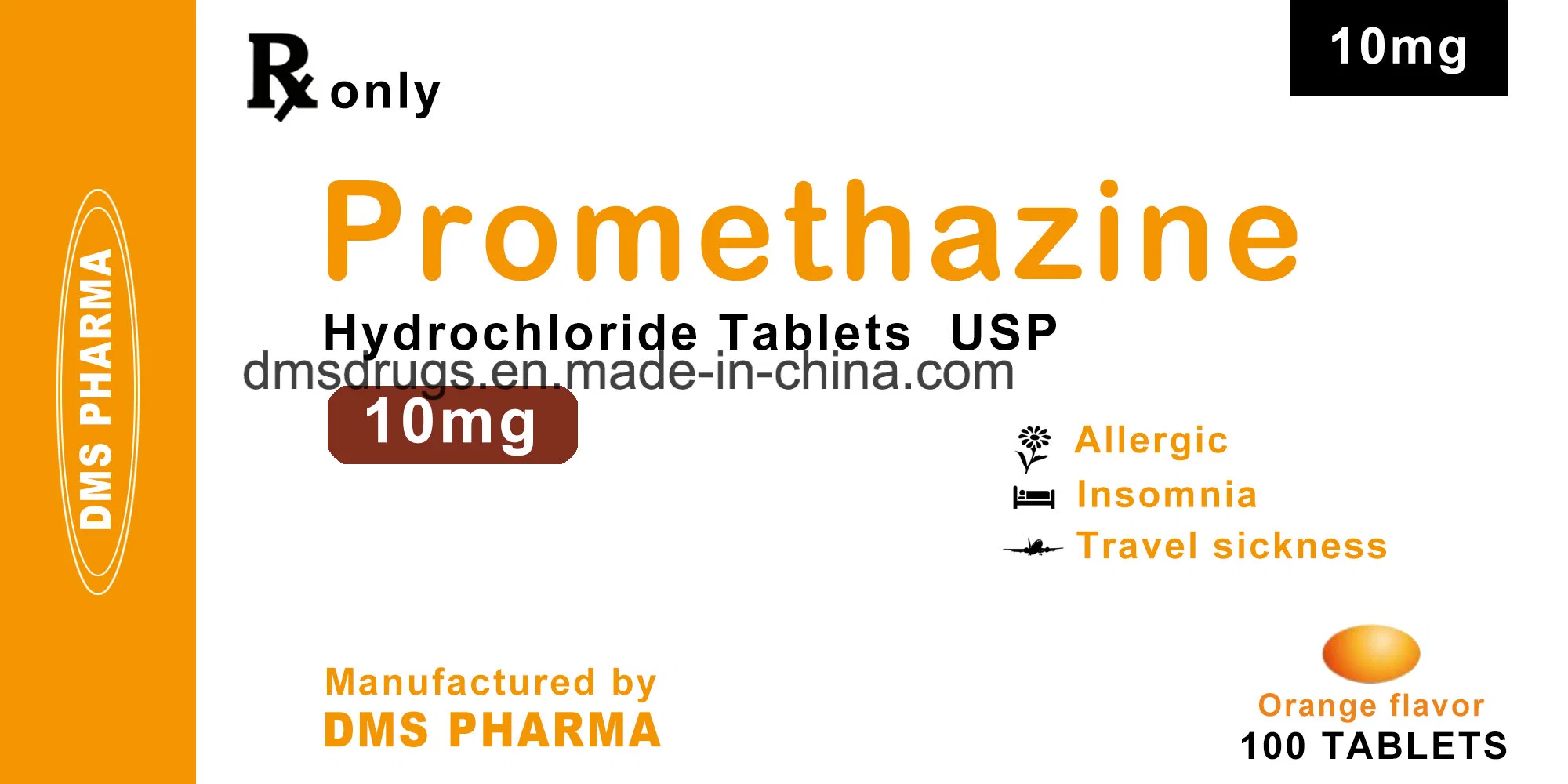 Promethazine Hydrochloride Tablets for Human