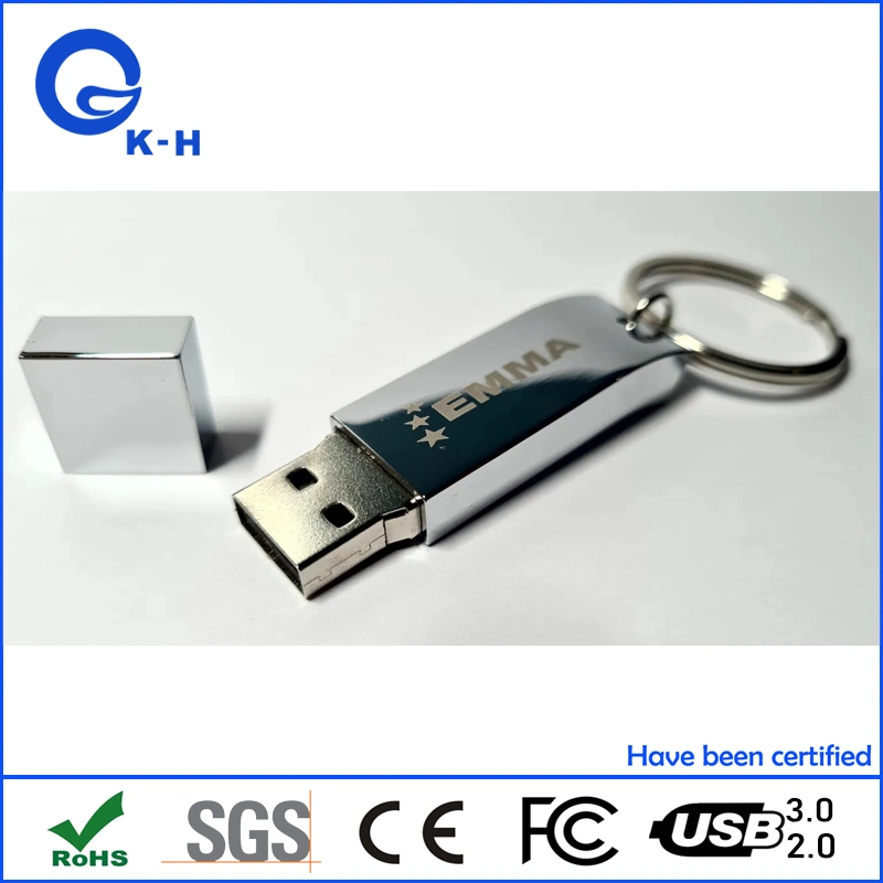 Engraved Metal USB Flash Memory Storage 16GB 32GB 64GB 128GB