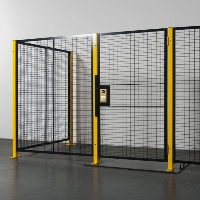 Warehouse Security Welded Wire Mesh Partitions.