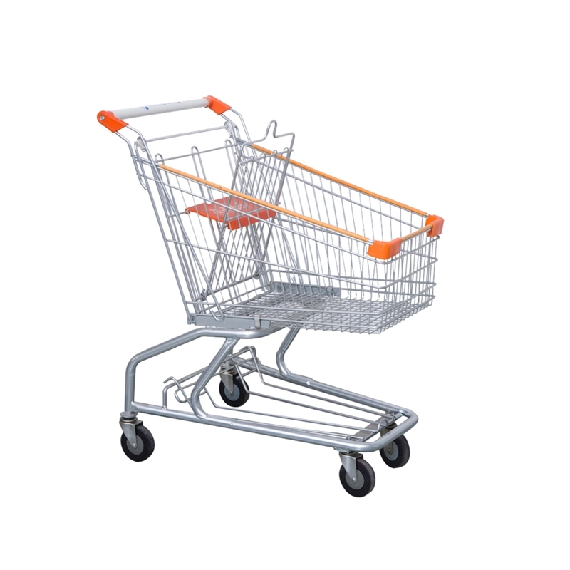 New Design Low Price 100L American Style Supermarket Trolley