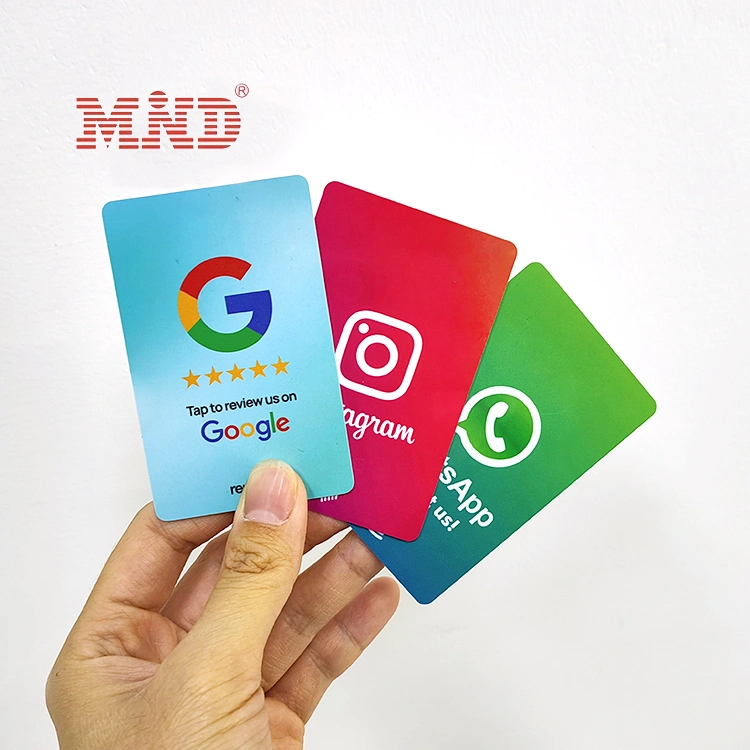 الطباعة المخصصة رقاقة NFC Google المشاركات في Google انبثاق Amazon مراجعة بطاقة NFC Ntag213 215 216 Google Play