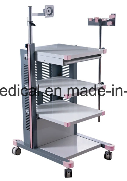 Medical Computer Endoscopy Carts Endoscope Trolley Hospital Furniture