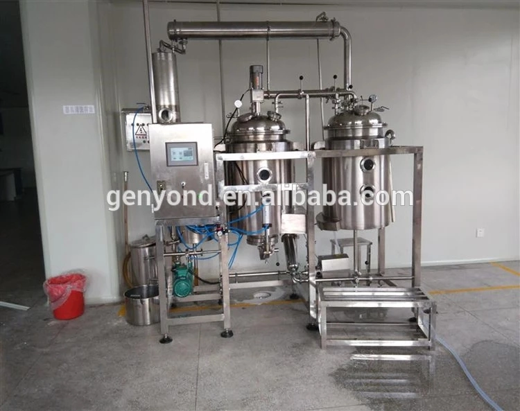 Factory Genyond High Efficiency Herbs Extractor Equipment Plant Ultrasonic Solvent Extraction Machine