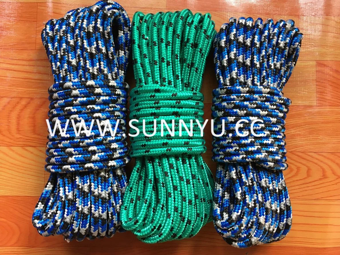 Customized Strong Colored PP Diamond Braided Rope for Packaging