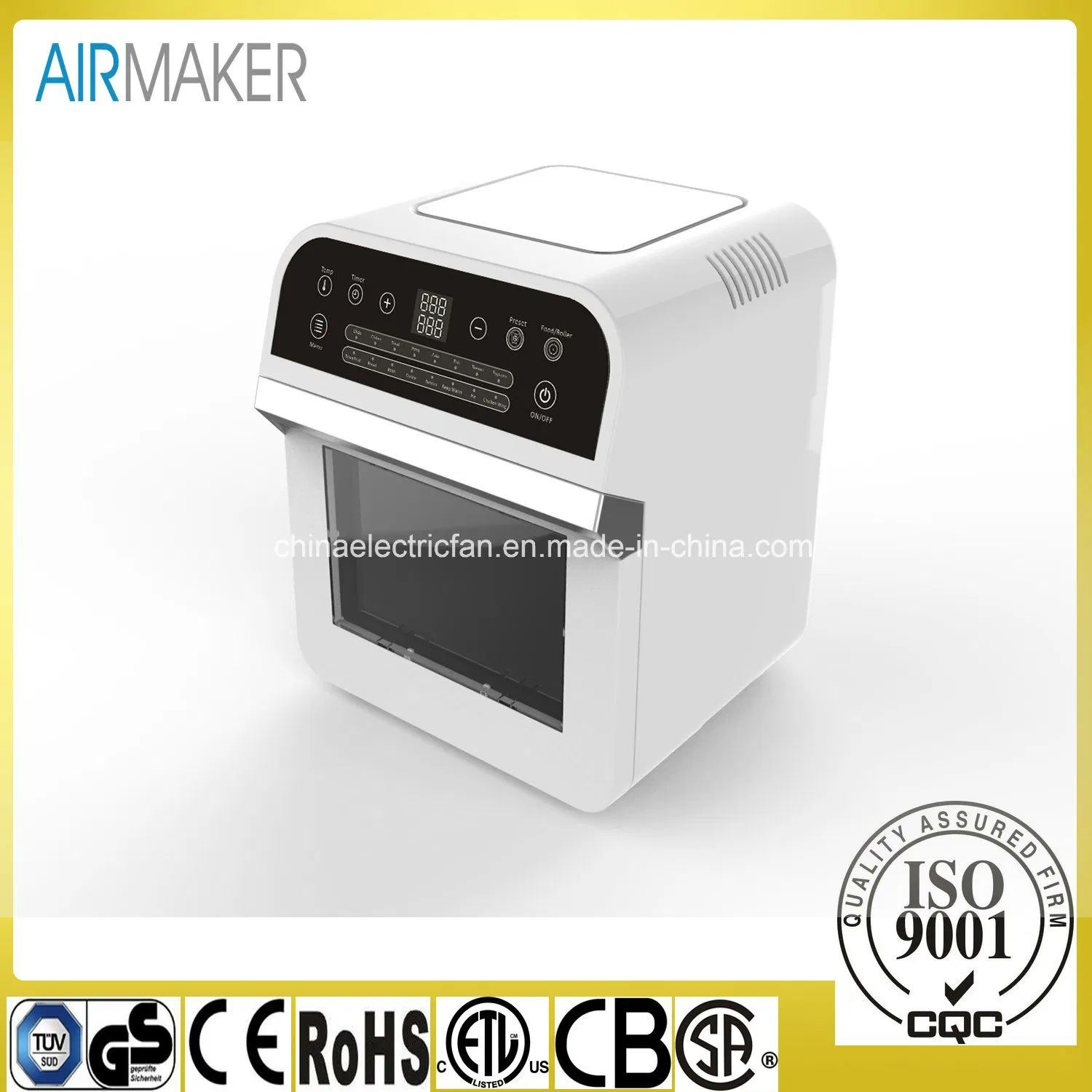 12L Electric Air Deep Fryer LCD Display Timer Temperature Control