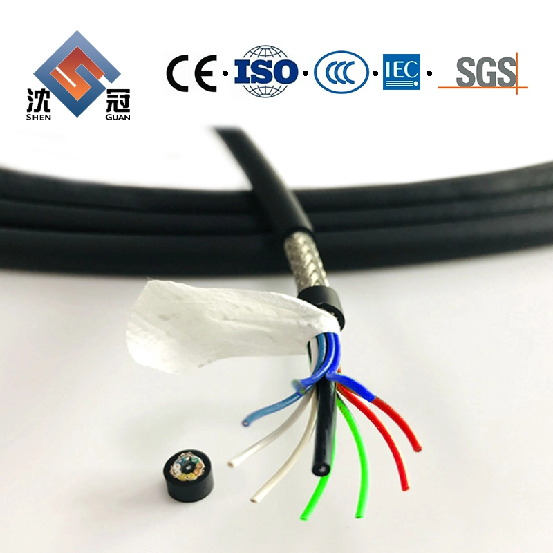 Shenguan H05VV5-F Flexible Yy PVC Marine Engines Control Cable Electric Cable Communication Network CAT6 Cable Indoor UTP CAT6 LAN Cable