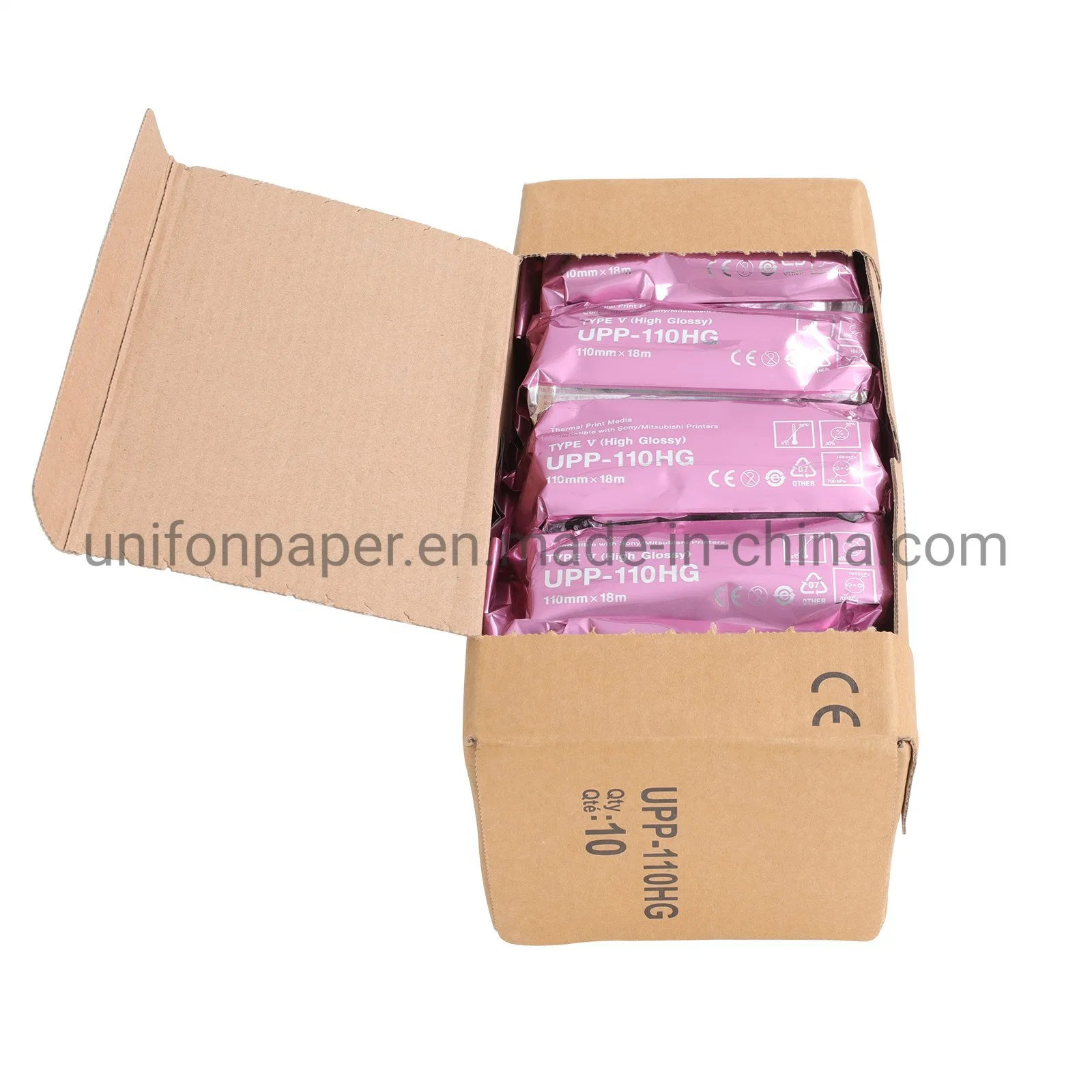 Thermal Ultrasound Paper Roll Upp 110hg for Sony Medical Video Printer