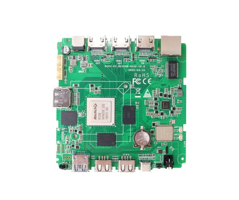 Rockchip Rk3588 Mini PC, Arm Embedded PC Single Board Computer, Sbc 8g+64G