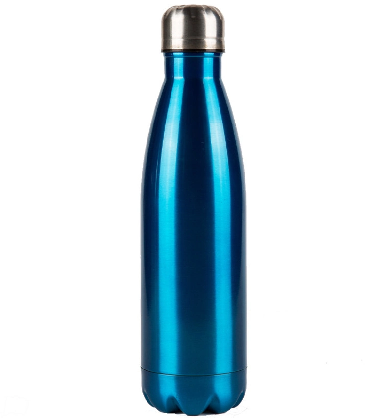 Custom Double Wall Stainless Steel Travel Bottle Gift Cola Shape Swell Style Bottle for Promotion