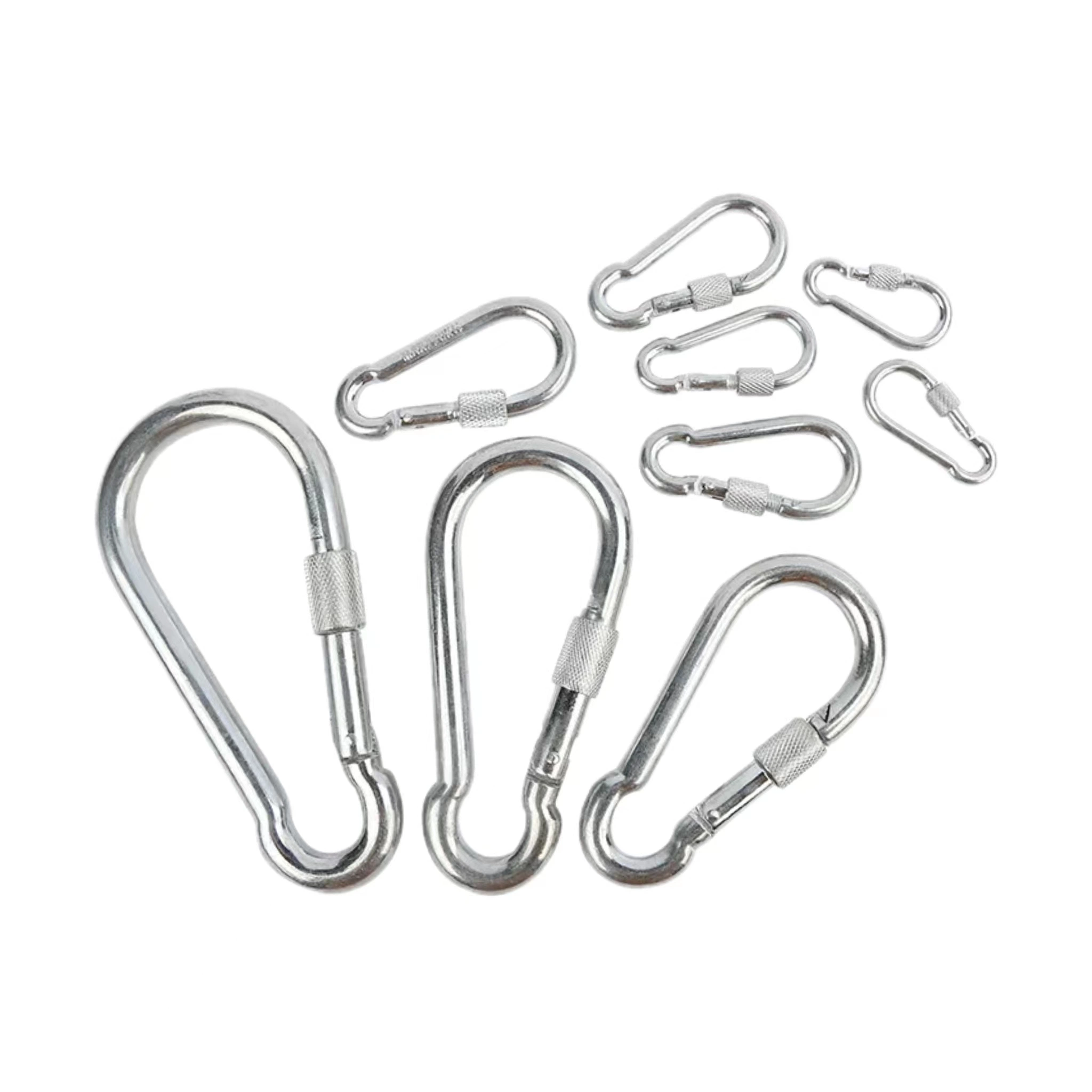 High quality/High cost performance  DIN5299 Carabiner Zinc Plated Spring Snap Hook Factory Wholesale/Supplier