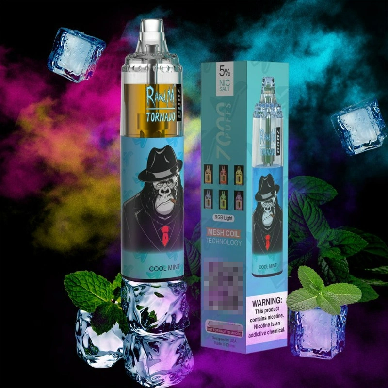 Venda por grosso Randm Vape descartáveis Tornado Puff 7000 Cigarro Eletrônico