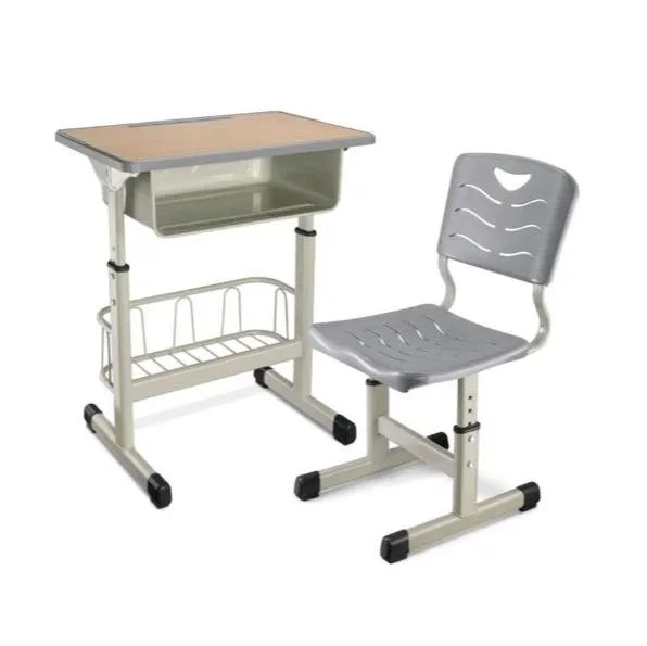 Adjustable Height Kids Classroom Students Desk and Chair