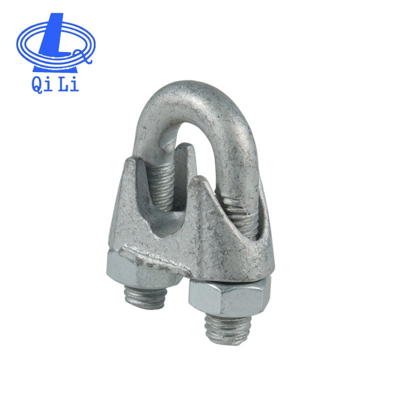 Electro Galvanized DIN741 Malleable Wire Rope Clip