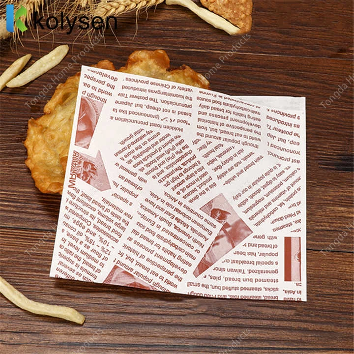 Factory Wholesale/Supplier Hamburg/Sushi/Sandwich Anti-Oil Waterproof Packaging Paper Takeaway Food Packaging