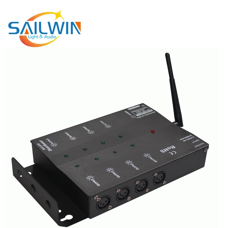 Professional 2.4G Wireless 8 canales del amplificador de potencia de audio mini discoteca