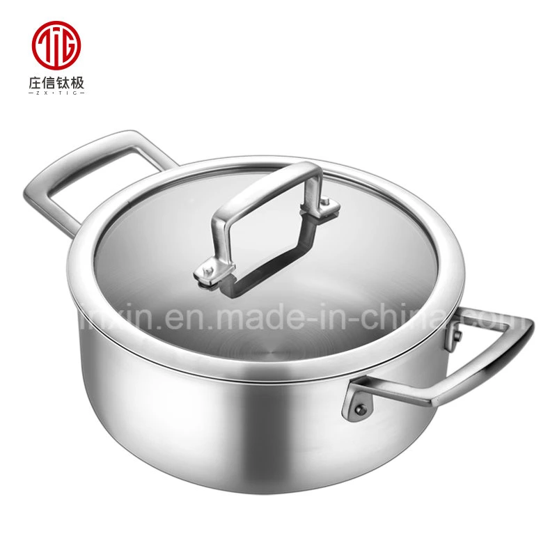 Titanium Stainless Steel Aluminum Cooking Hot Stock Mini Little Pot