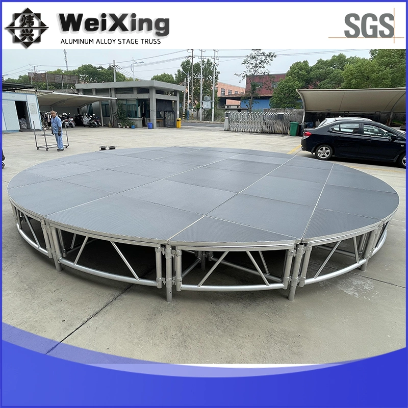 7.32*7.32m Transparent Stage/ Mobile Portable Stage