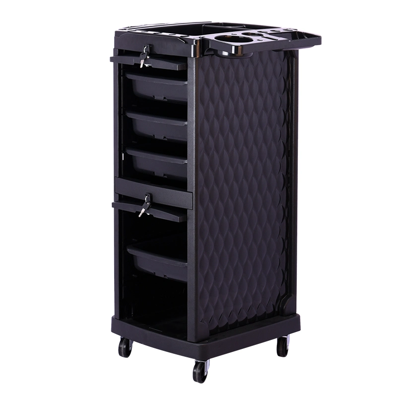 Mobile Salon Equipment for Beauty SPA Tattoo Salon Trolley with Locks Hairdressing