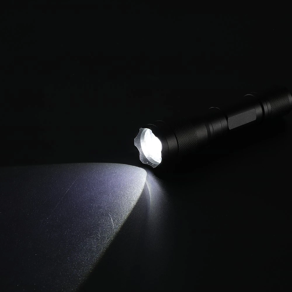 Adjustable Zoom Focus Lumens Brightest Light LED Flashlight